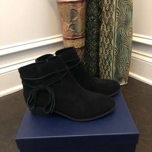 Black Suede Splendid Bootie size 8